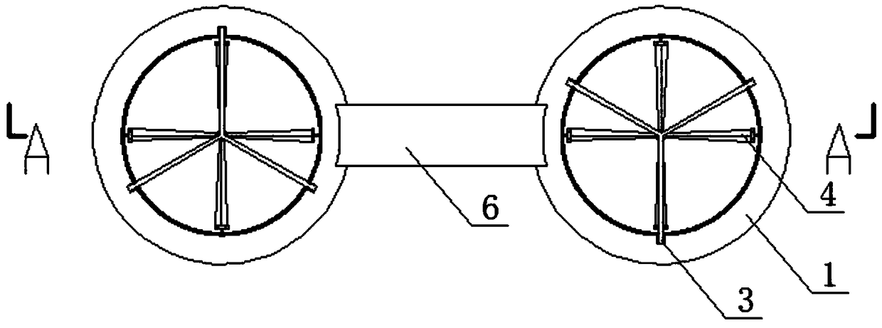 Annular honeycomb excitation vector-propelled double-rotor aircraft