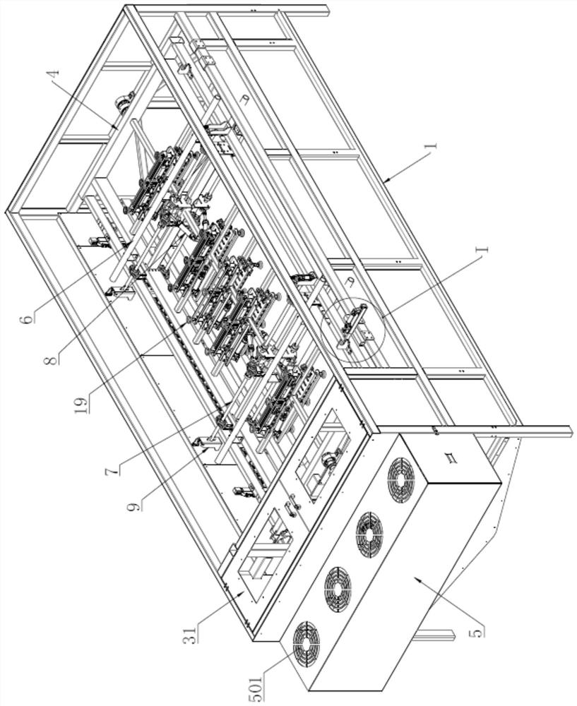 A kind of seedbed automatic cleaning equipment