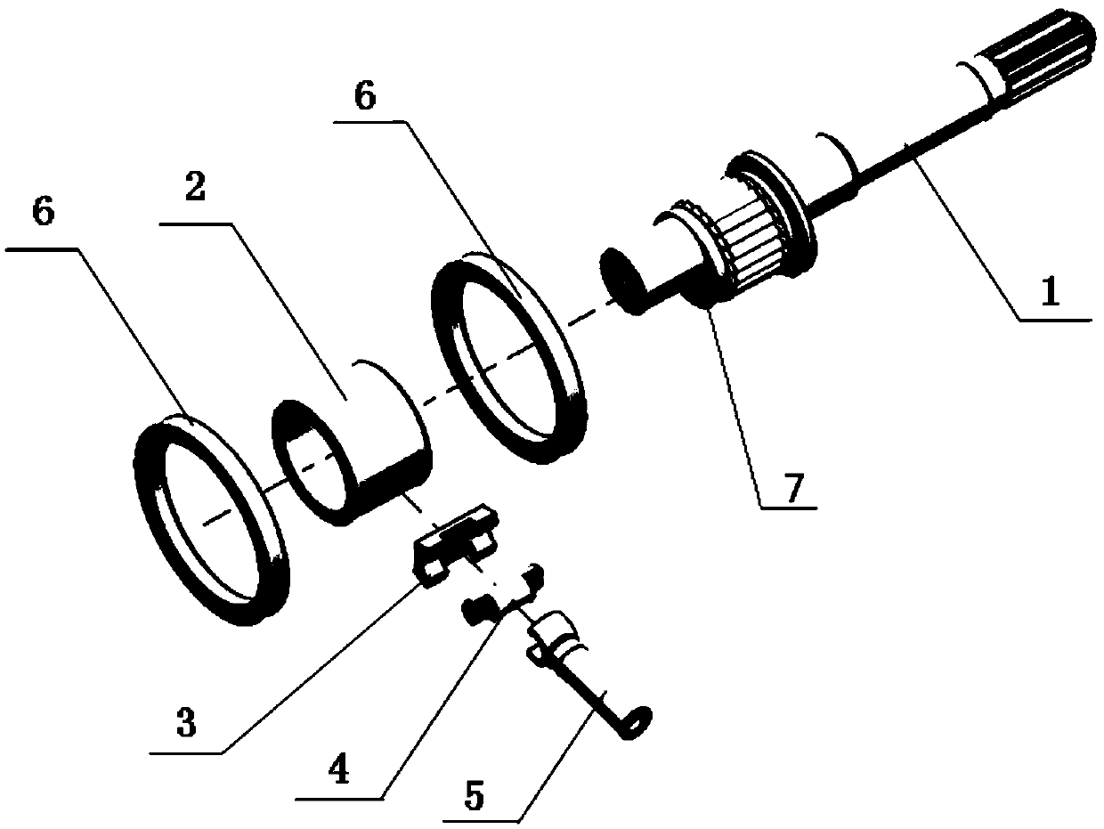 Plunger returning device for bent axle connecting rod type radial plunger pump