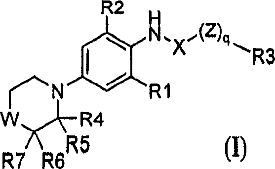 Substituted morpholine and thiomorpholine derivatives