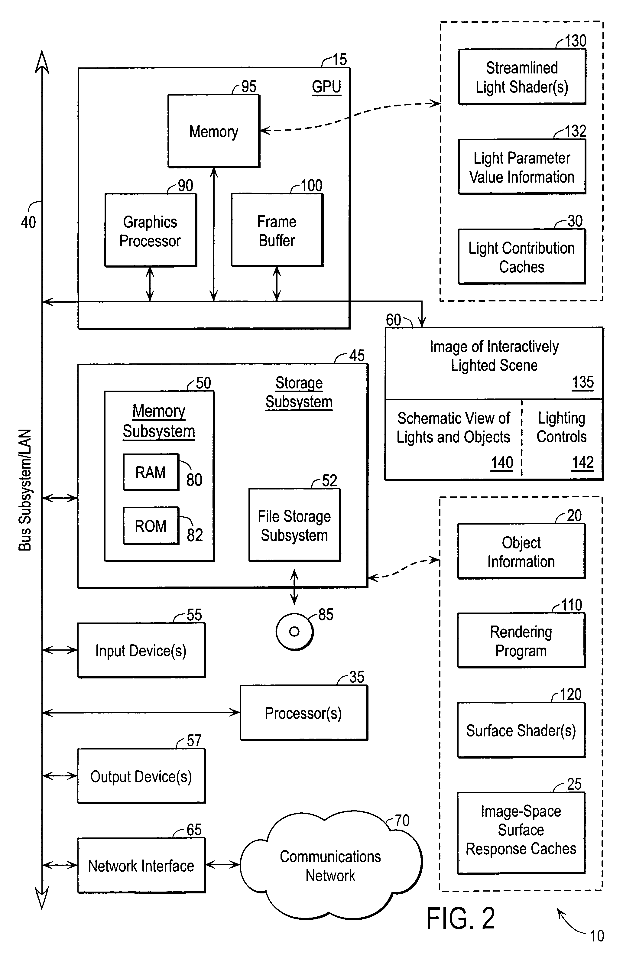 Hybrid hardware-accelerated relighting system for computer cinematography