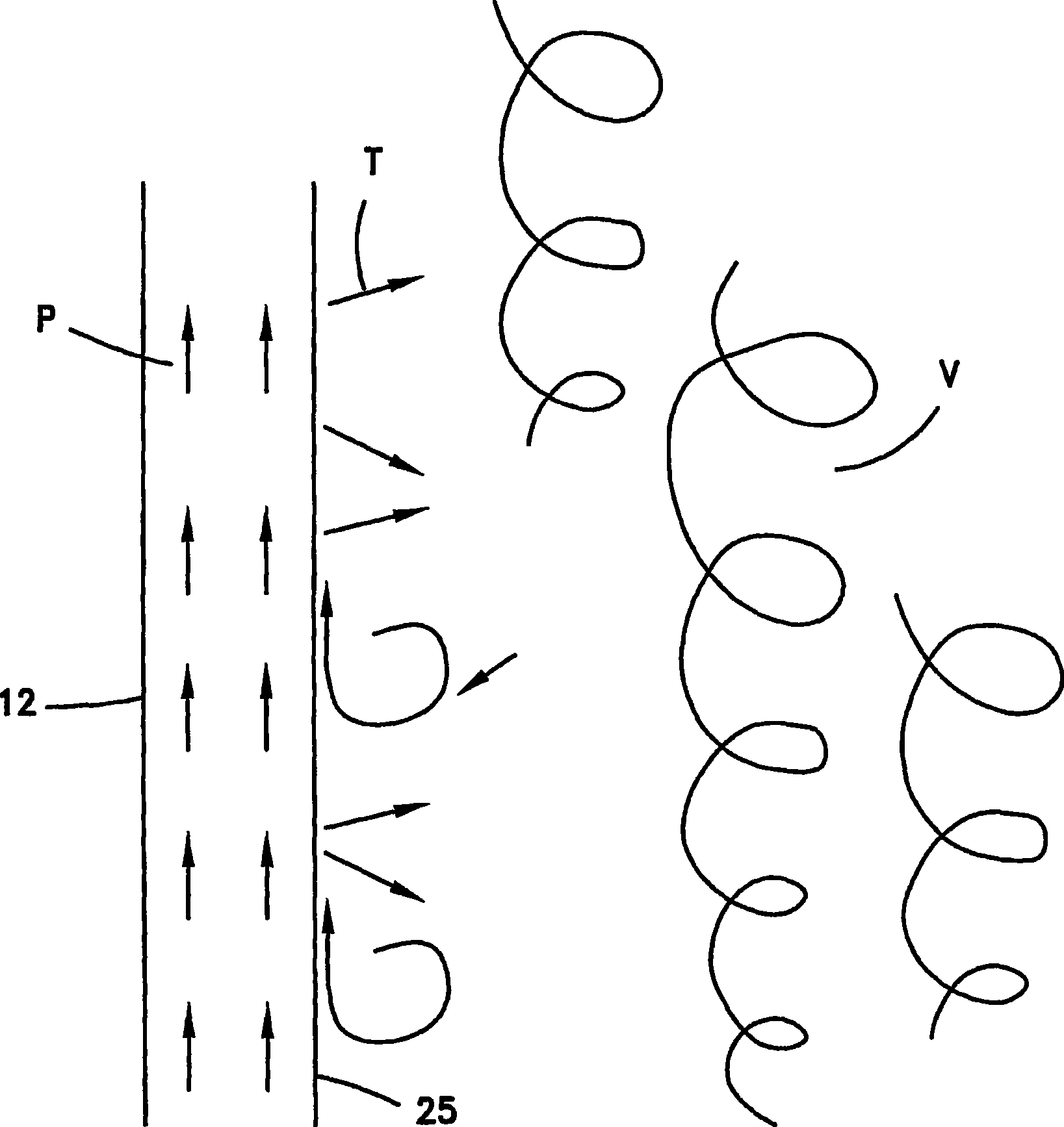 Apparatus and method for the removal of gaseous pollutants from an upwardly flowing gas stream