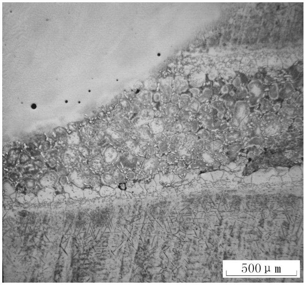 Repair material and repair method for directional solidification crystal turbine blade tip deep cracks