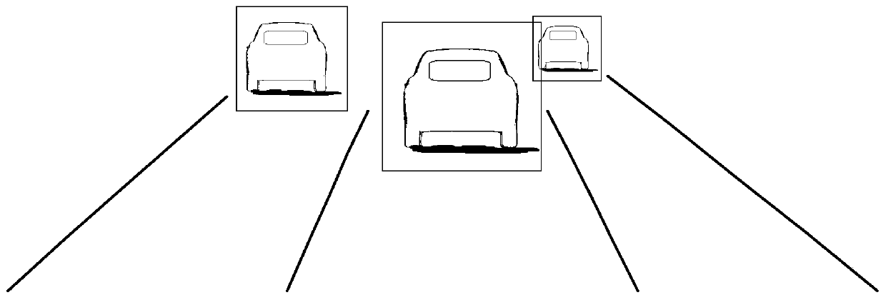 A vehicle lower bottom edge positioning method based on horizontal edge information accumulation