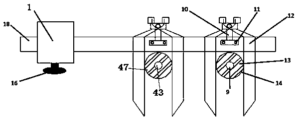 Pesticide residue detection device and method based on multi-layer paper microfluidic chip