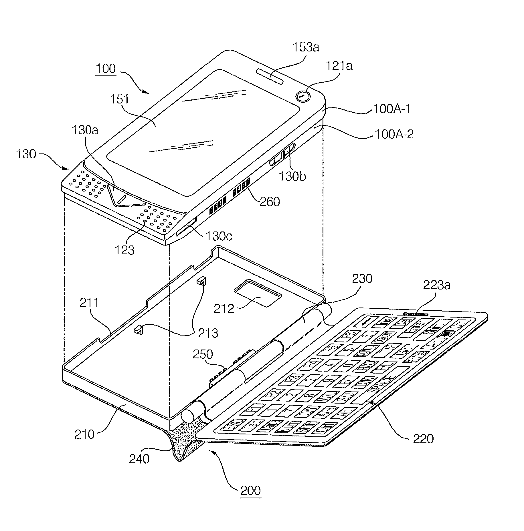 Mobile terminal having expansion module and method of controlling operation of the mobile terminal