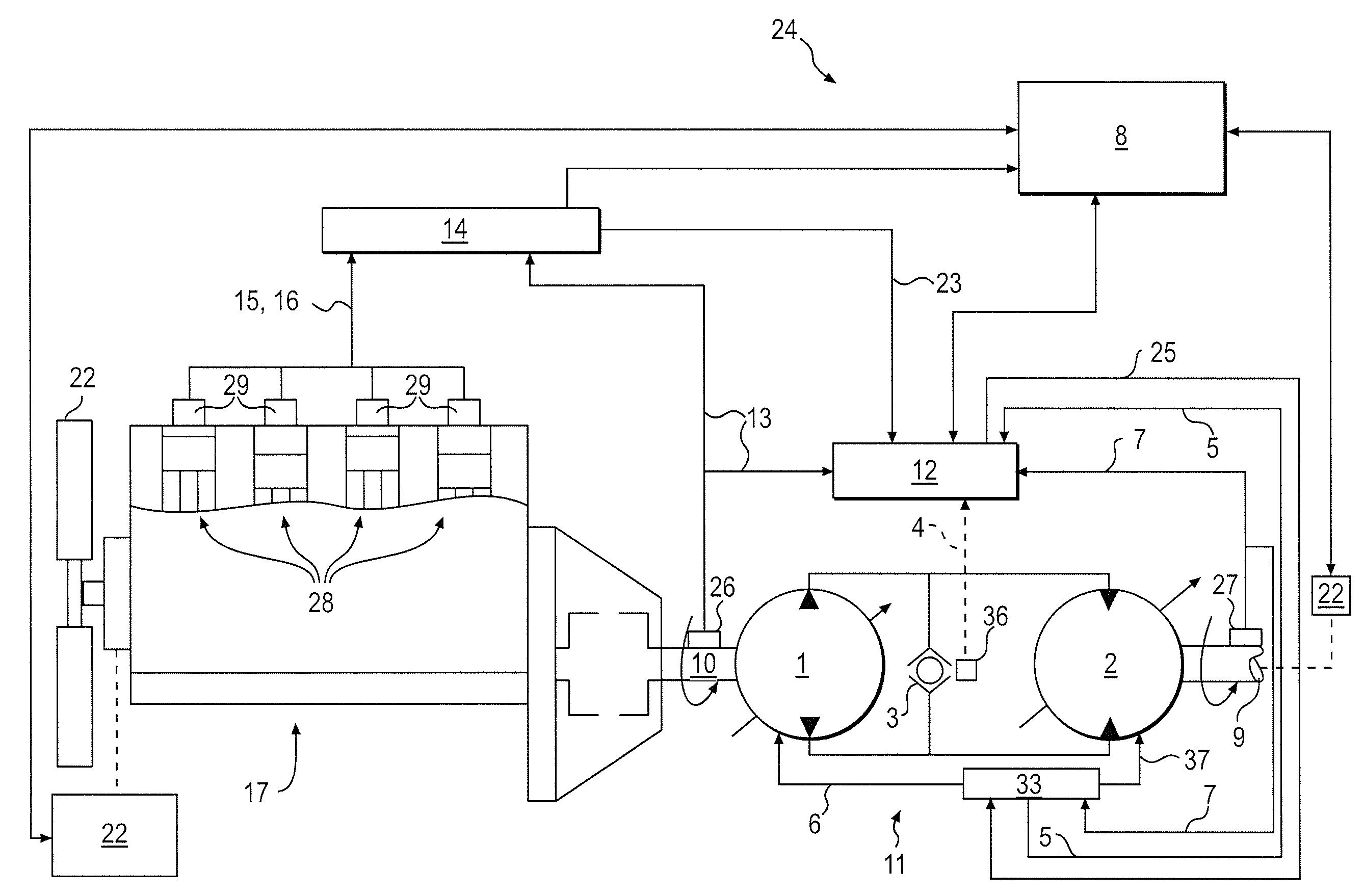 Adaptive power source control system