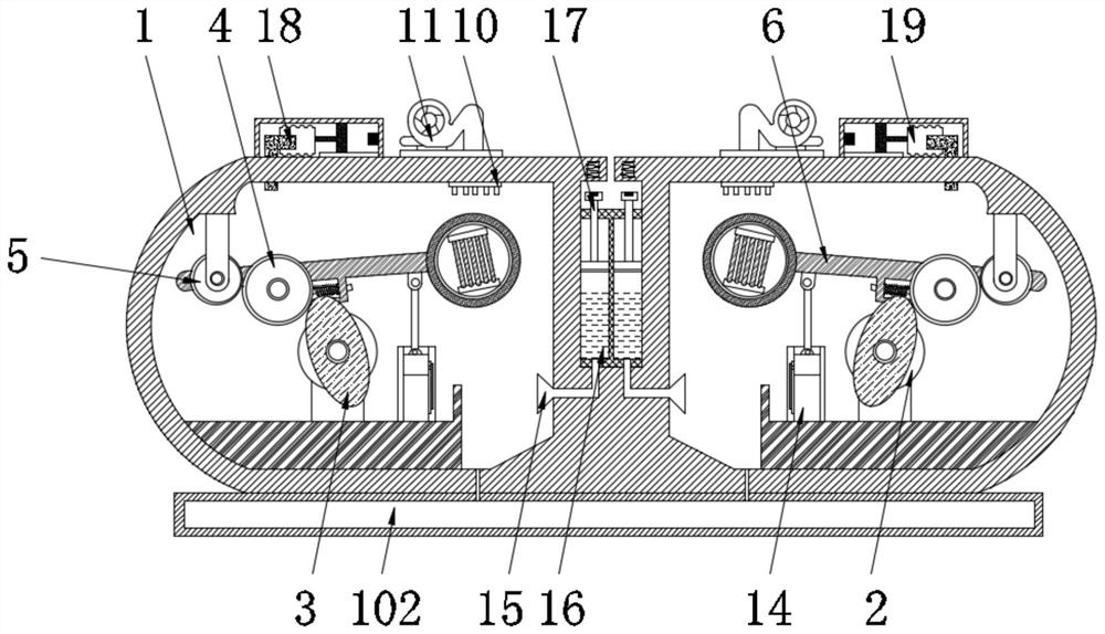 Oscillating and uniformly-mixing device for biological cell culture