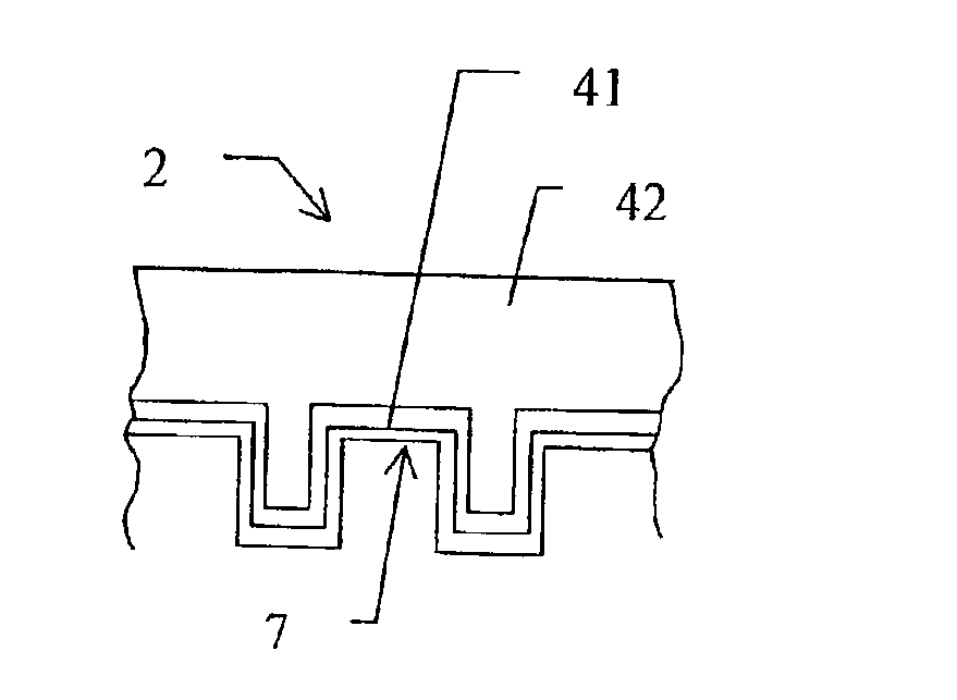 Matrix and method of producing said matrix