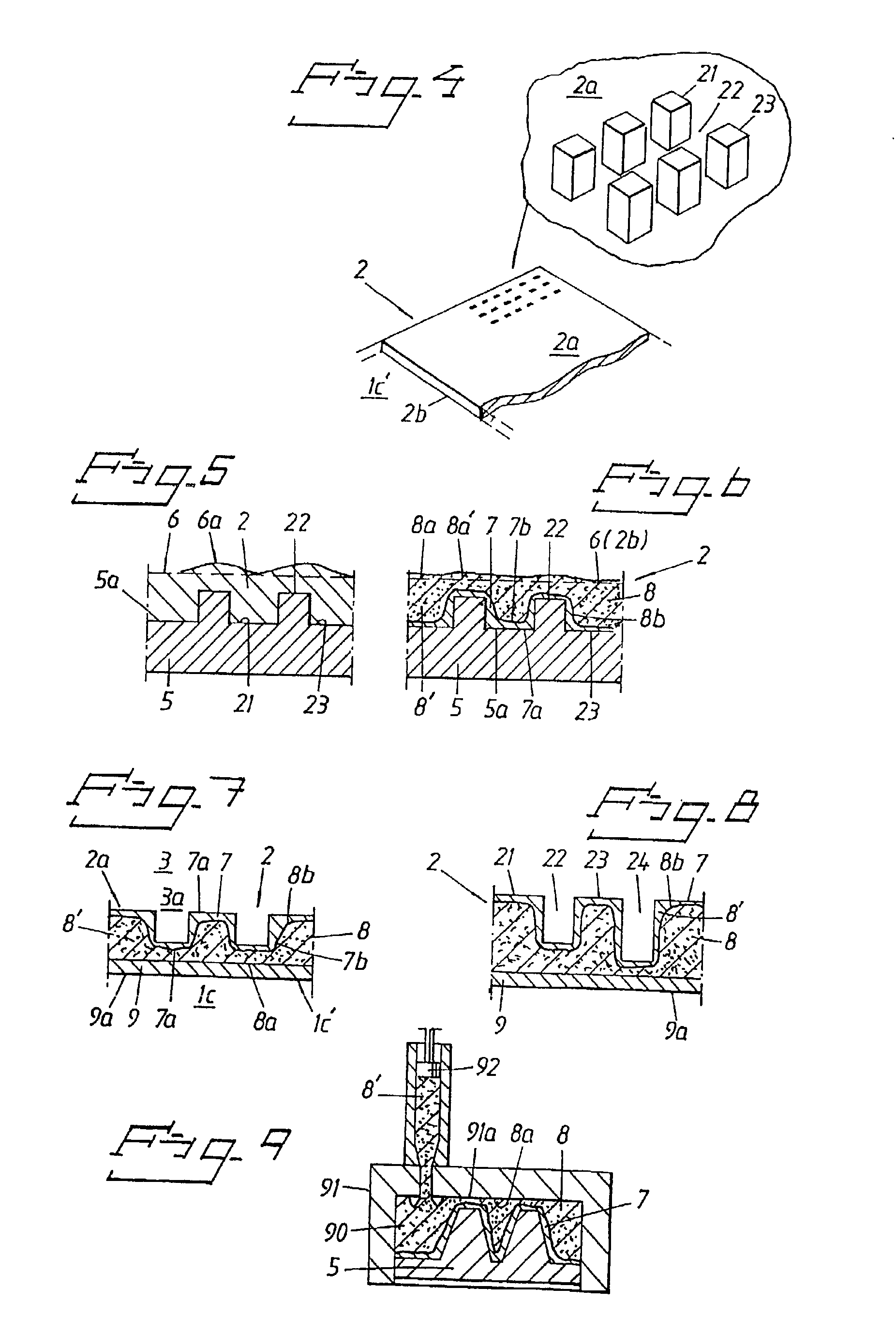 Matrix and method of producing said matrix