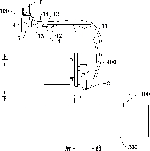 Dust extraction device for circuit board processing equipment