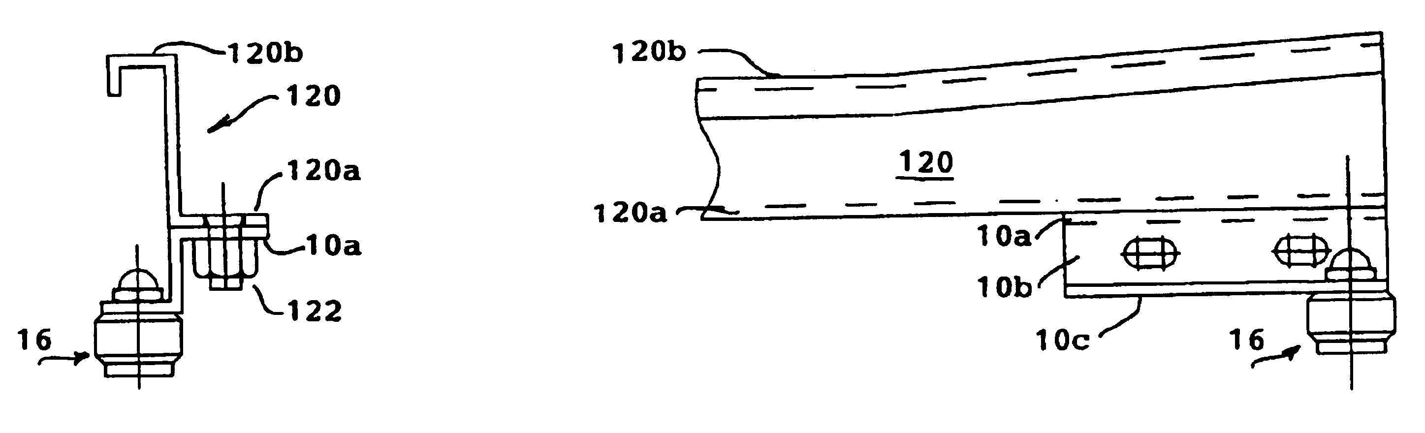 Drawer stop device with dual-side mountable roller