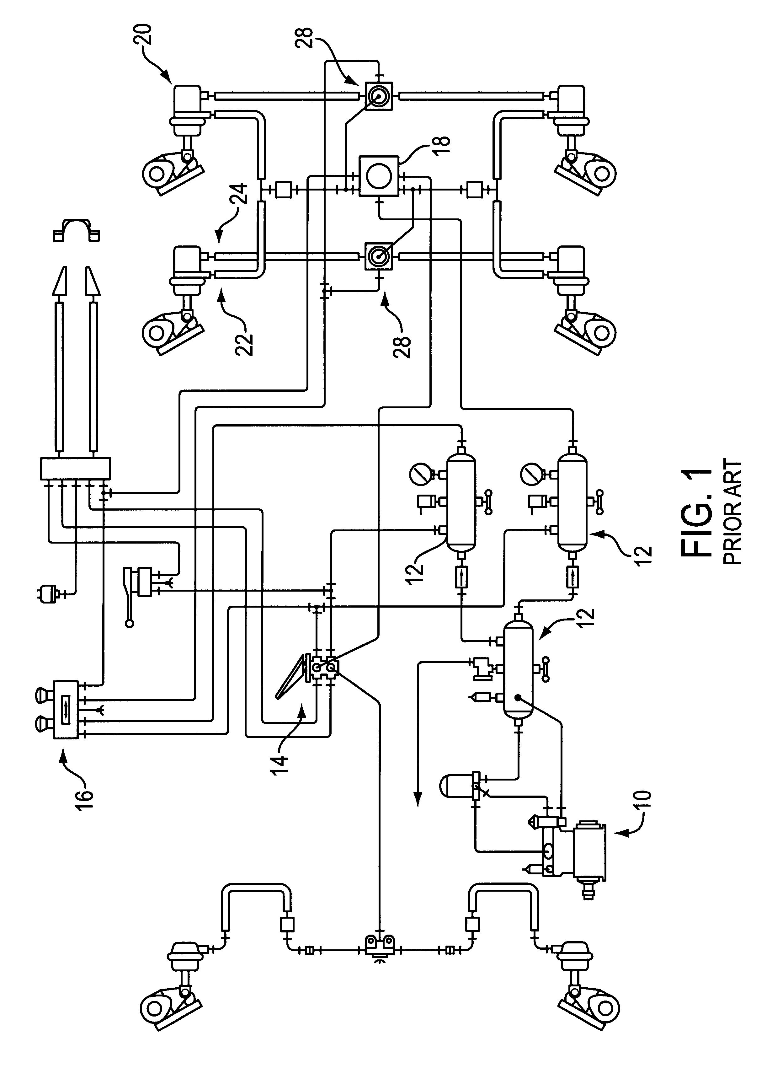 Spring brake actuator with integral biased double check valve for anti-compounding and roll-back protection