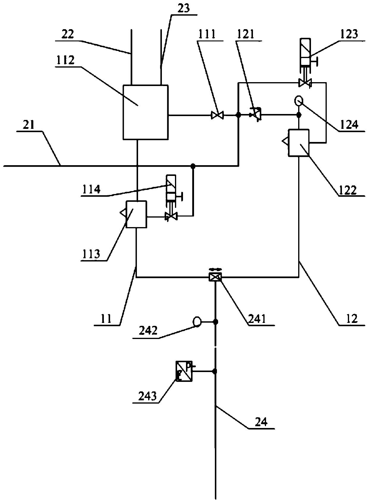 Rail car braking system and its emergency redundant path detection method