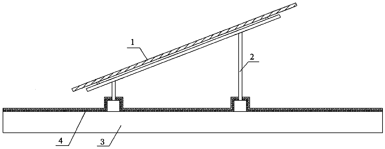 Application of reflective film for increasing photoelectric conversion efficiency of roof distributed photovoltaic power generation system