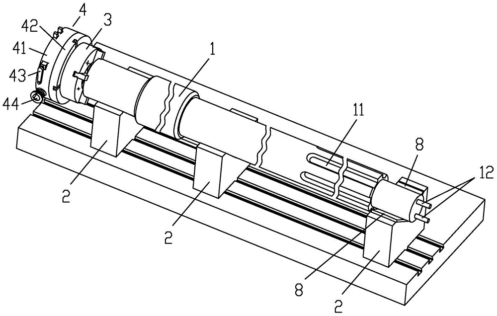 A precision indexing device and method for large shaft parts
