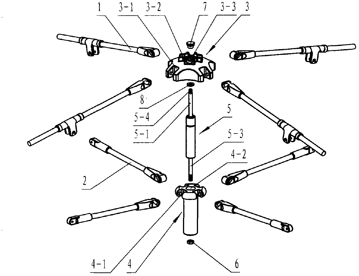 Tent roof supporting structure of tent