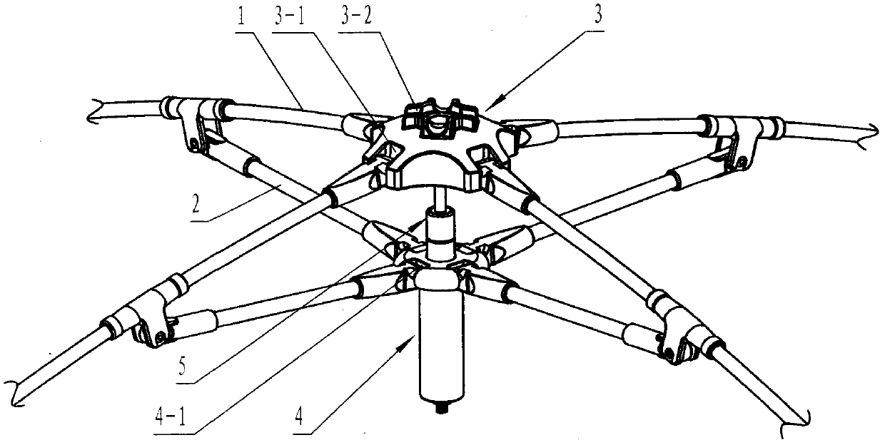 Tent roof supporting structure of tent