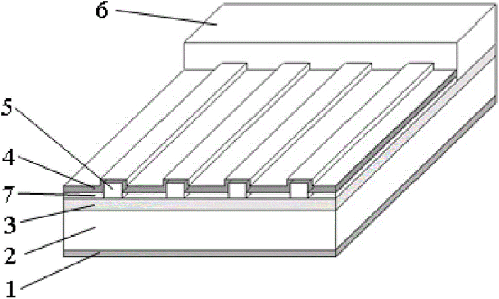 Novel method for slotting front grid line electrode of crystalline silicon solar battery and manufacturing method of solar battery