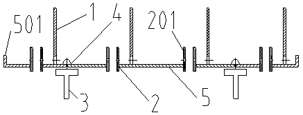 Annular plate type impact reducing and flow equalizing tray