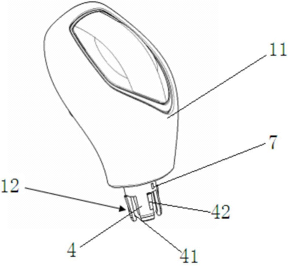 Handle mounting structure