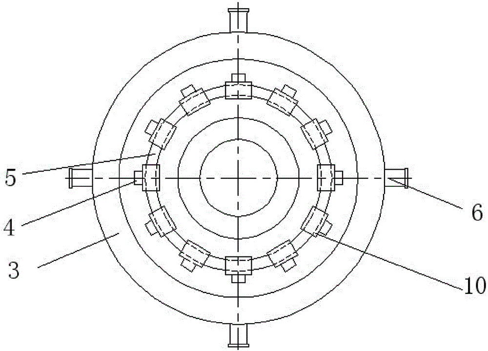 Steel ingot feeder head induction heating and electromagnetic stirring device