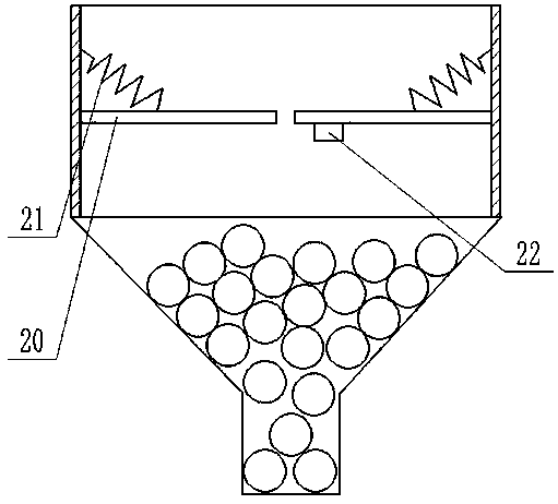 Forming device for LED lamp injection mold