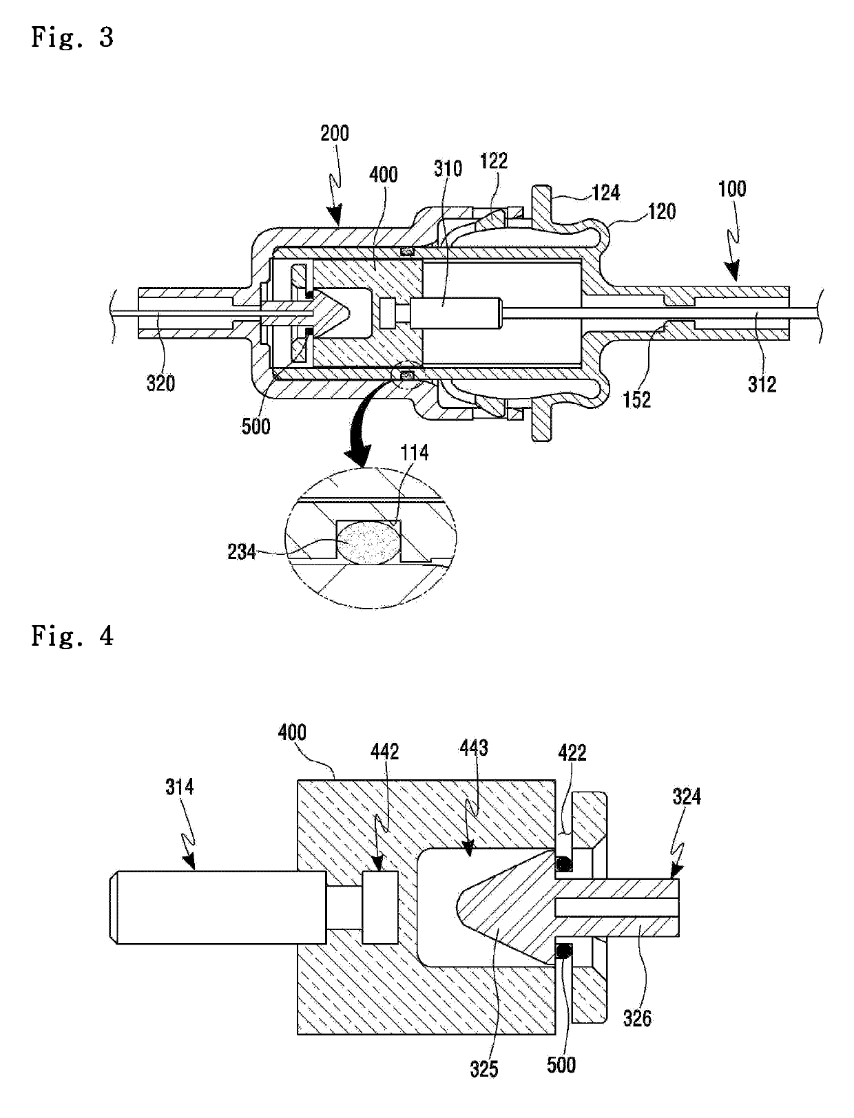 Connector assembly connecting cables for power transmission