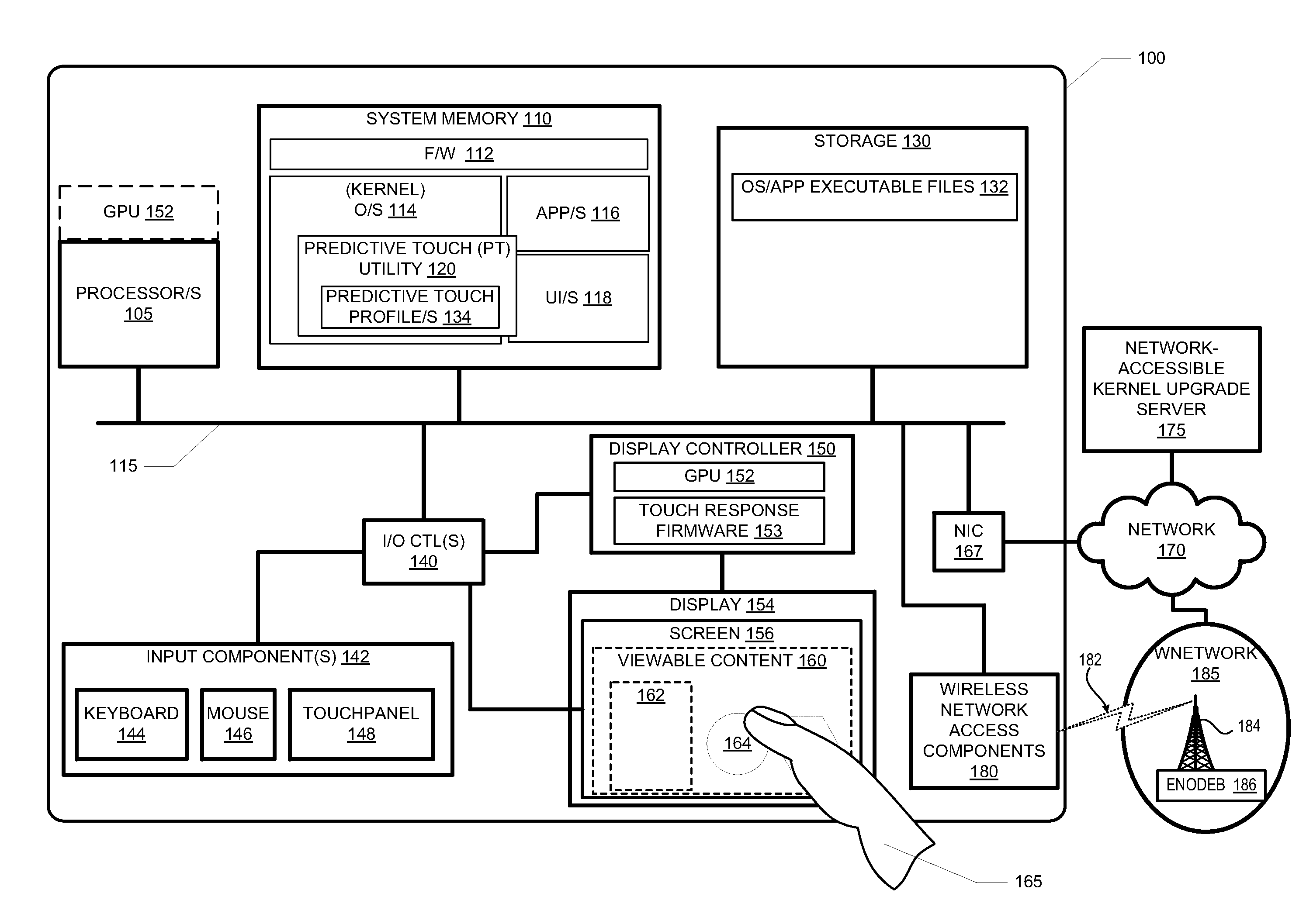 Method and Device to Reduce Swipe Latency