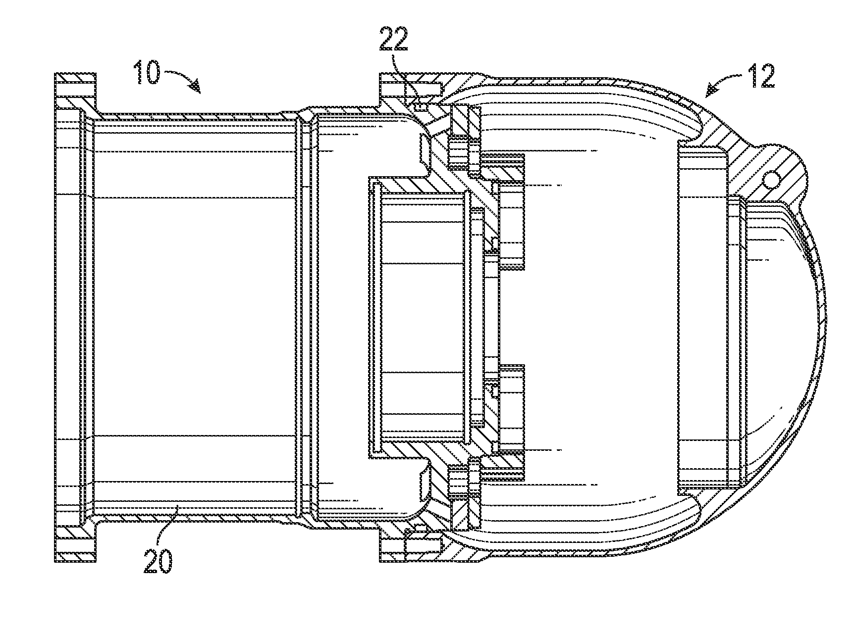 Compressor motor housing and method of manufacturing