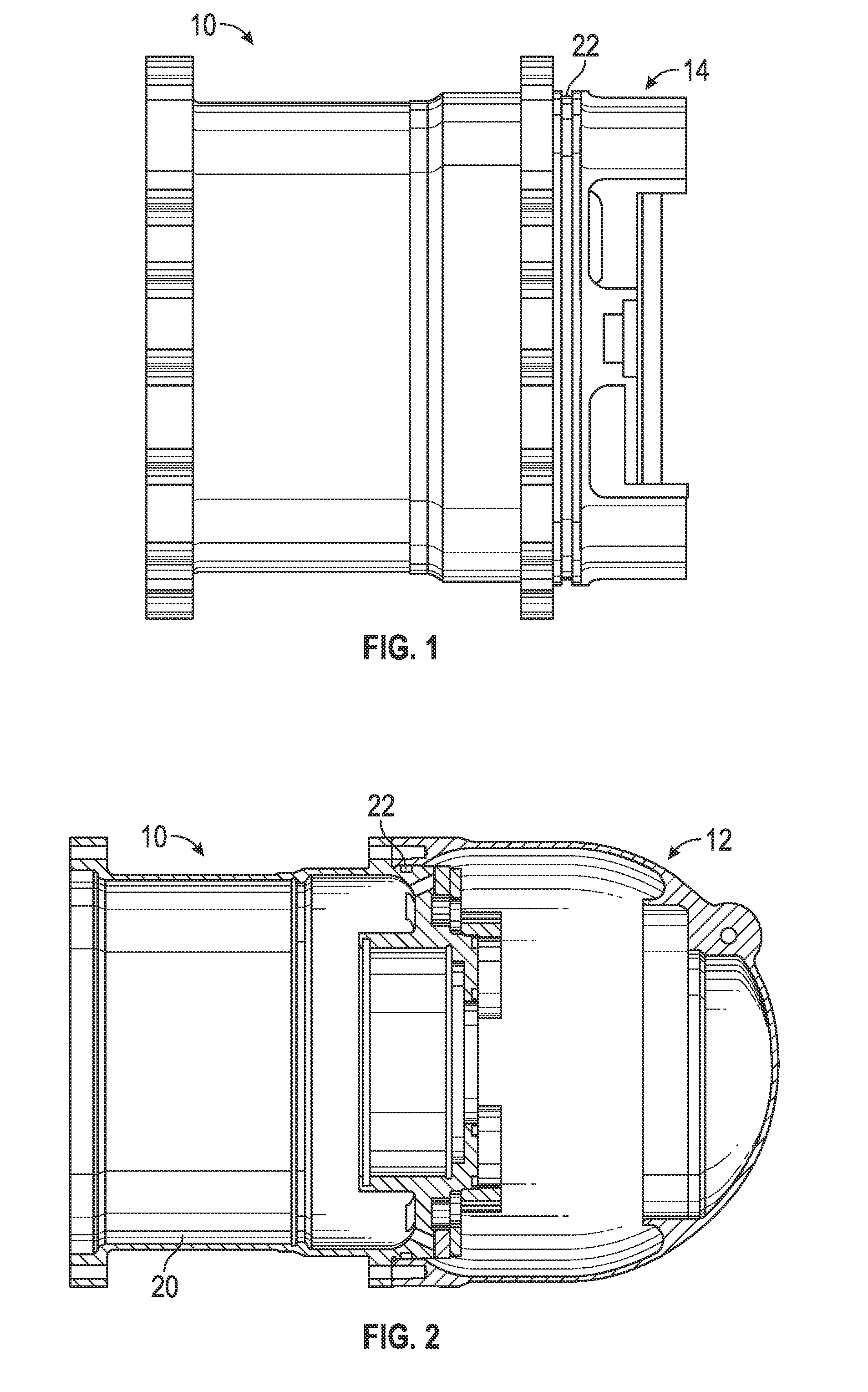 Compressor motor housing and method of manufacturing