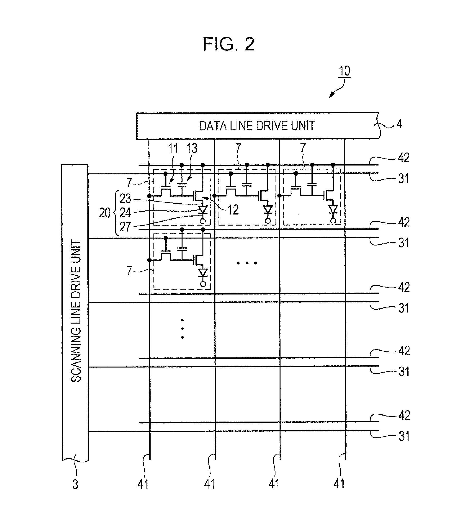 Organic EL element having a partition with a step, method for manufacturing organic EL element, organic EL device, and electronic apparatus
