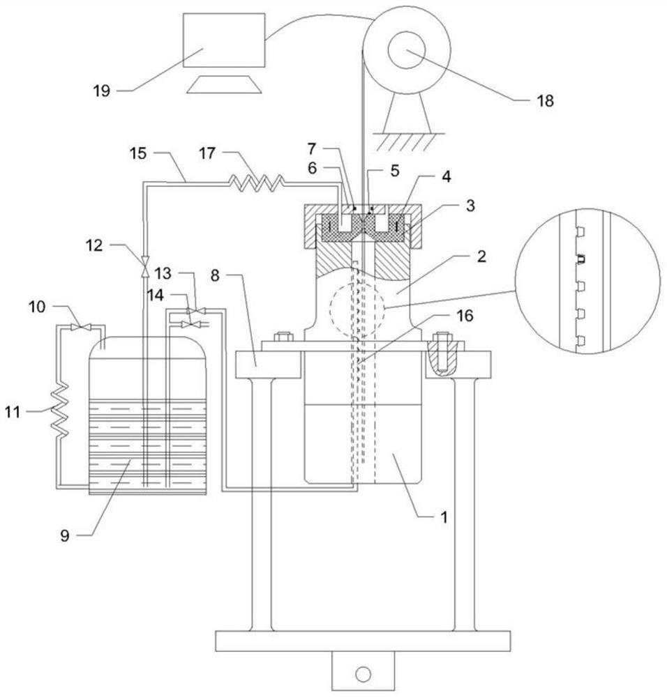 Device and method for drawing and forming thin-walled capillary tube assisted by ultrasonic vibration with controllable temperature and speed