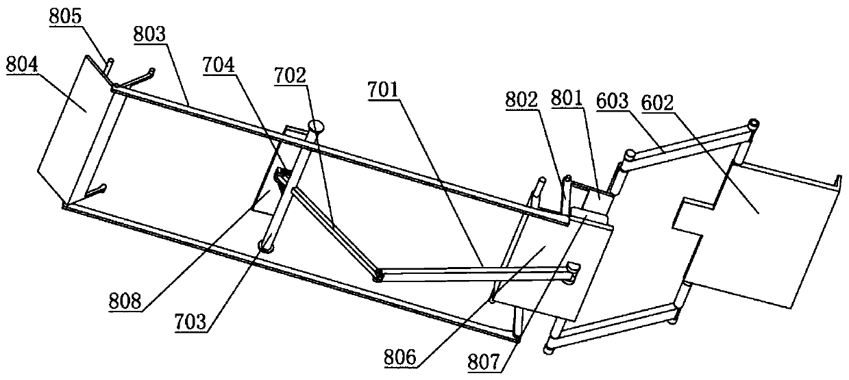 An automatic grouping device for toothed building plates