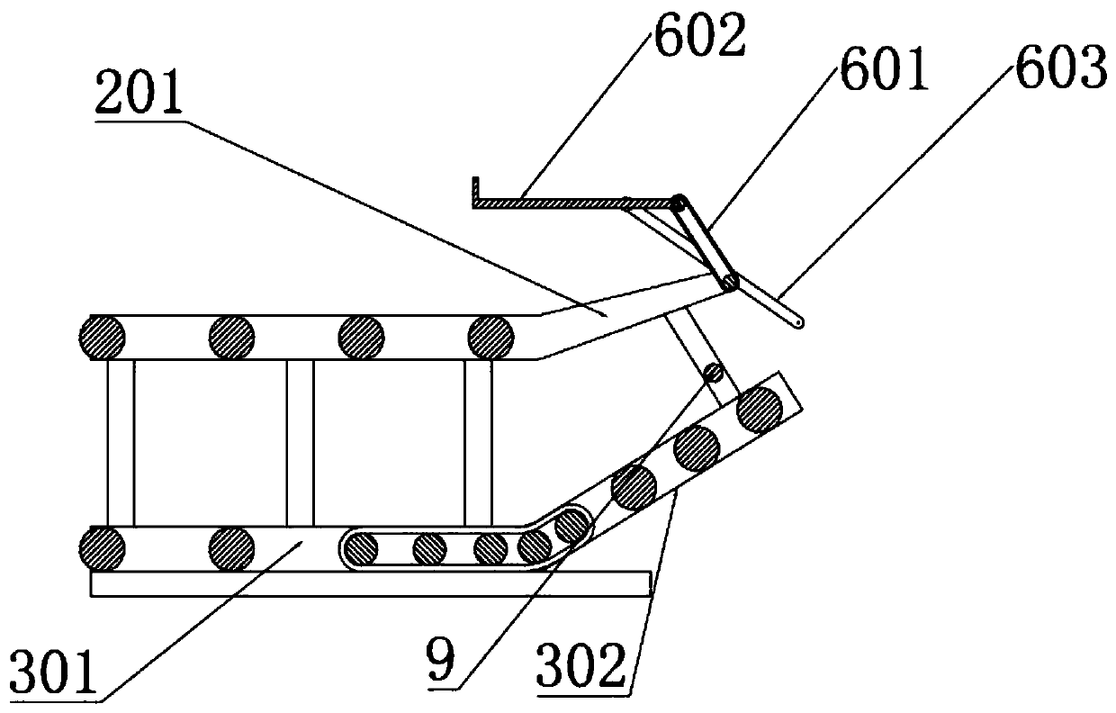 An automatic grouping device for toothed building plates