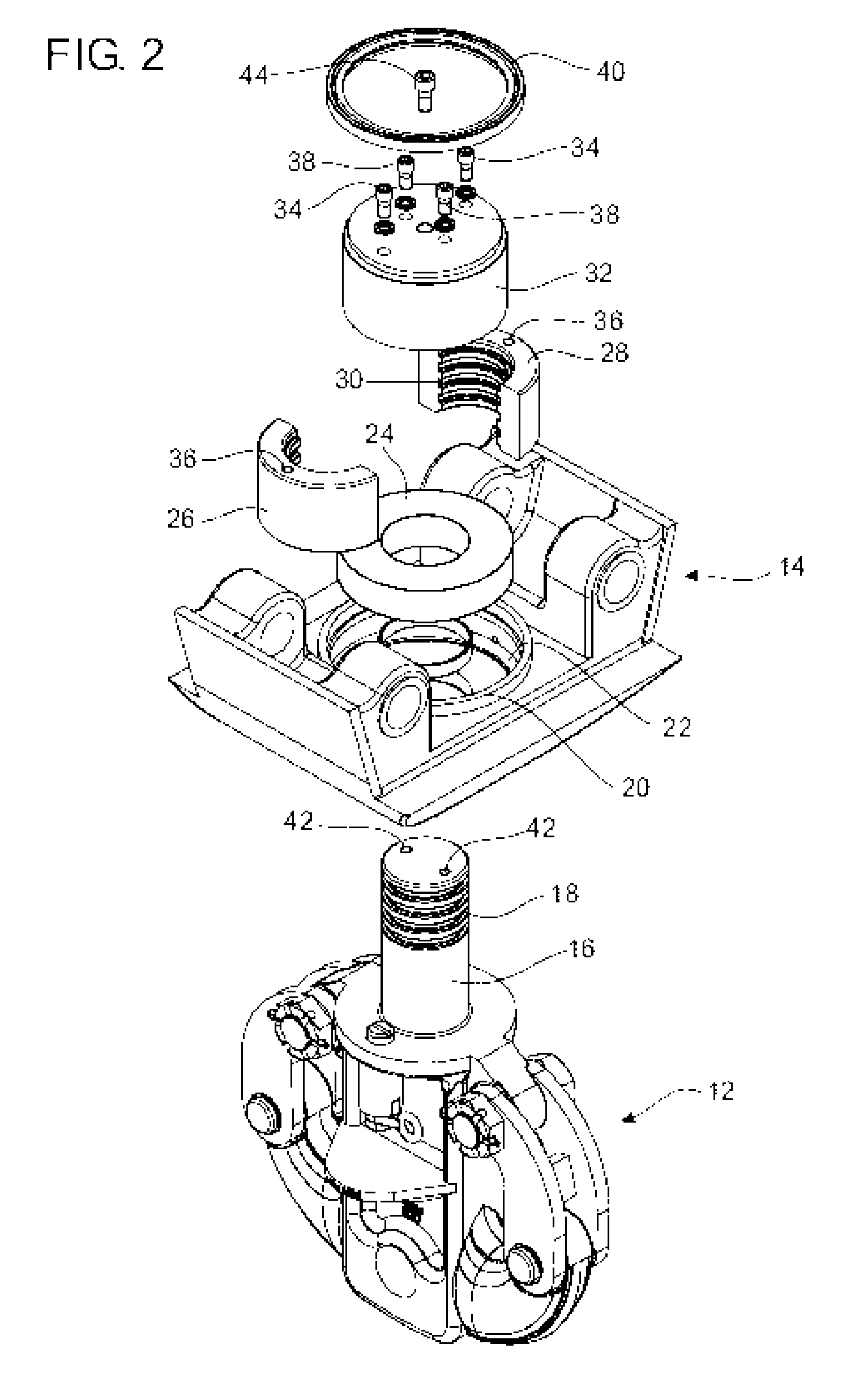 Retaining keeper assembly for a hoisting device
