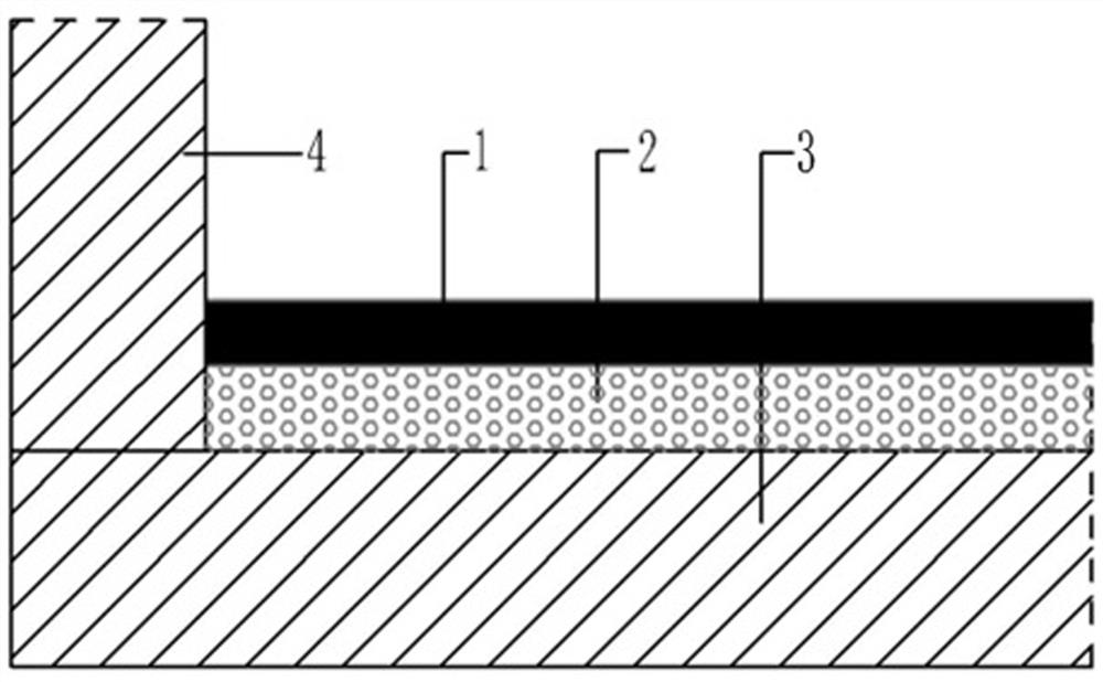 Gypsum-based composite thermal insulation terrace and construction method thereof