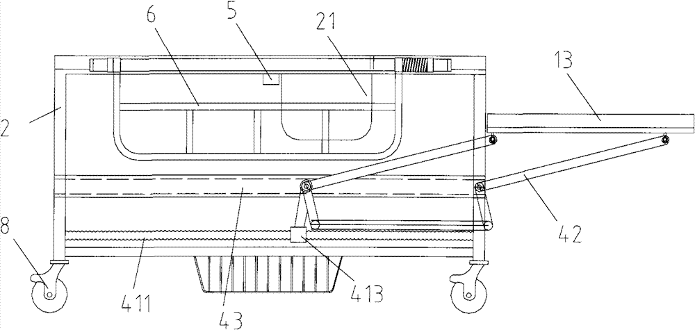 Gynecological operation table