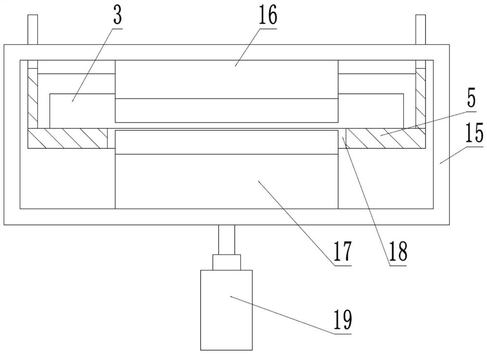 Double row two-way automatic silage feeding equipment for beef cattle breeding