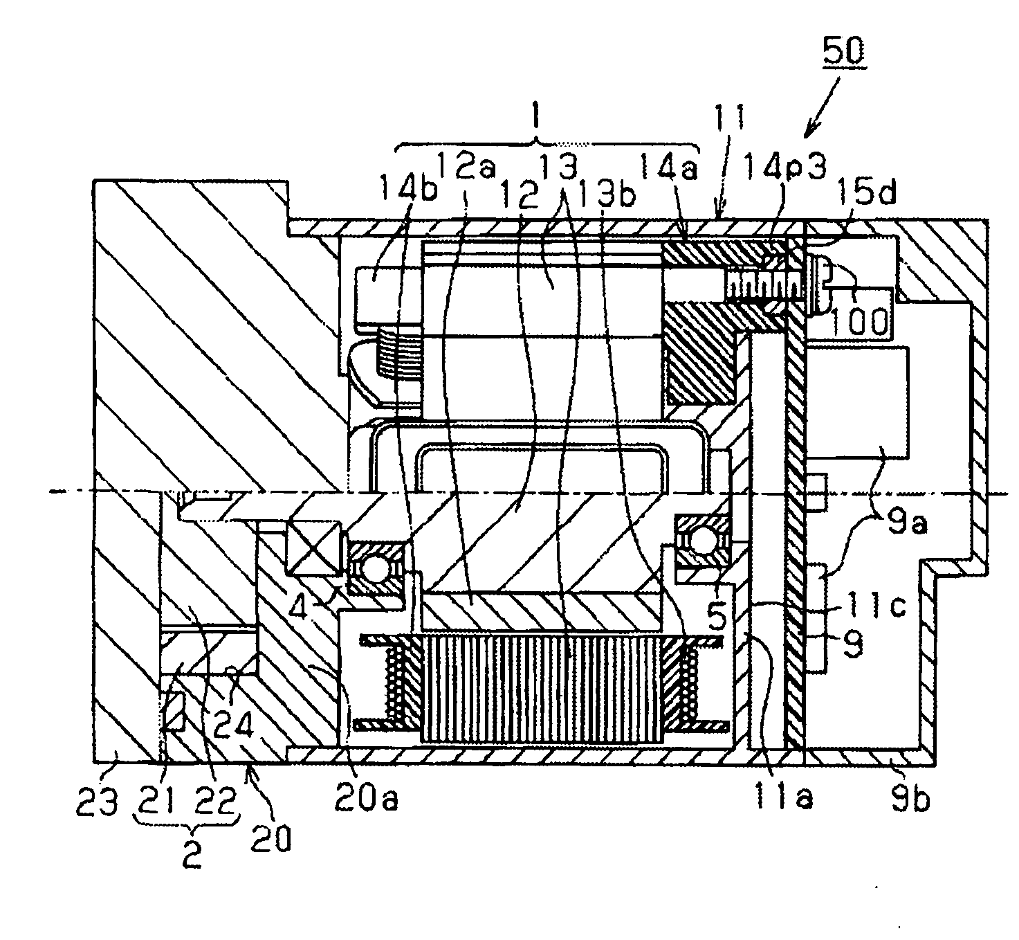 Electric motor and electric pump unit