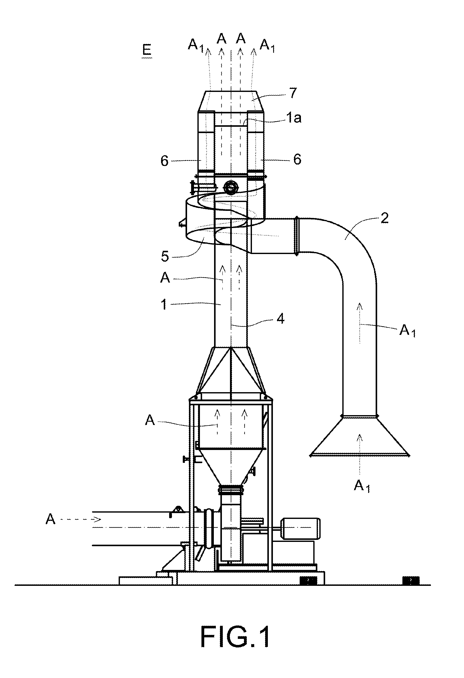 Method and System for Reducing the Visibility of a Plume Created at the Outlet of an Industrial Process