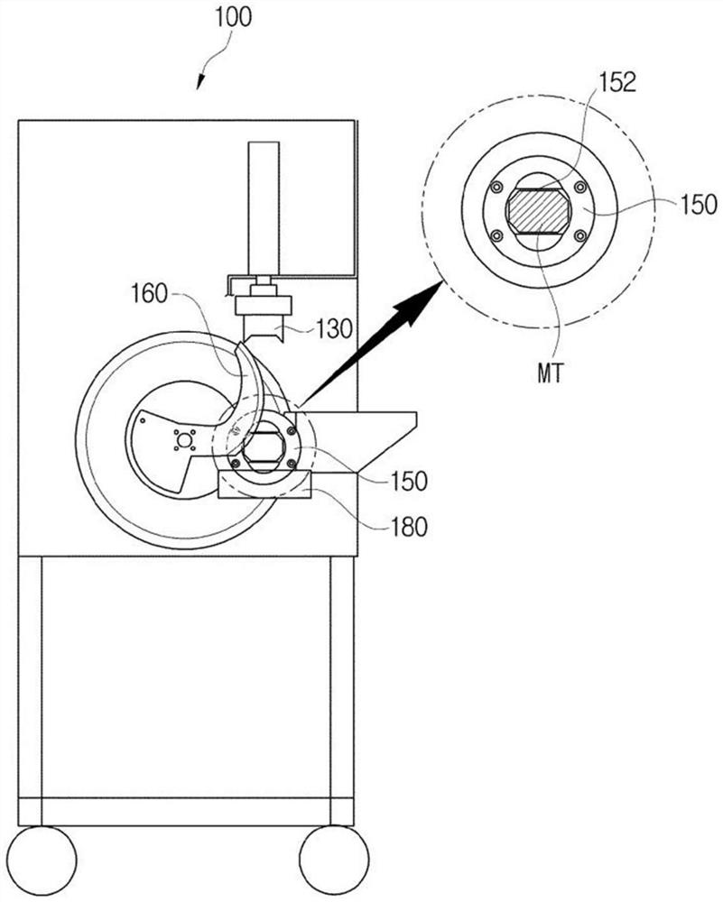 Fixed-quantity meat slicer for chilled meat