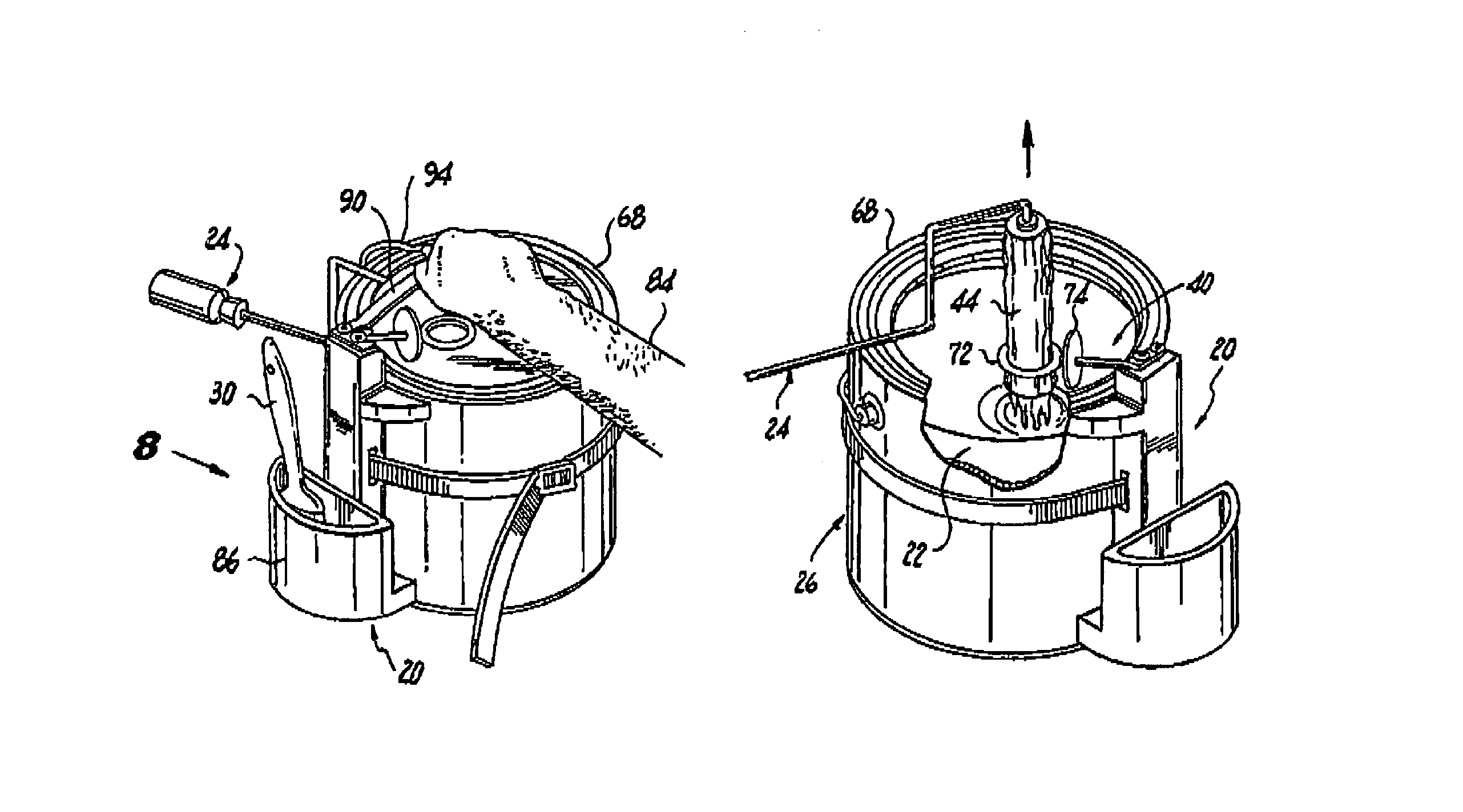Apparatus for delivering paint to a paint roller directly from a paint can with a compartment for holding a paint brush