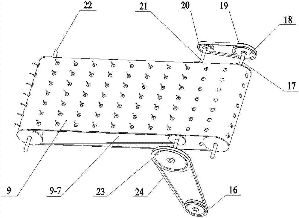 An automatic feeding straw grinder