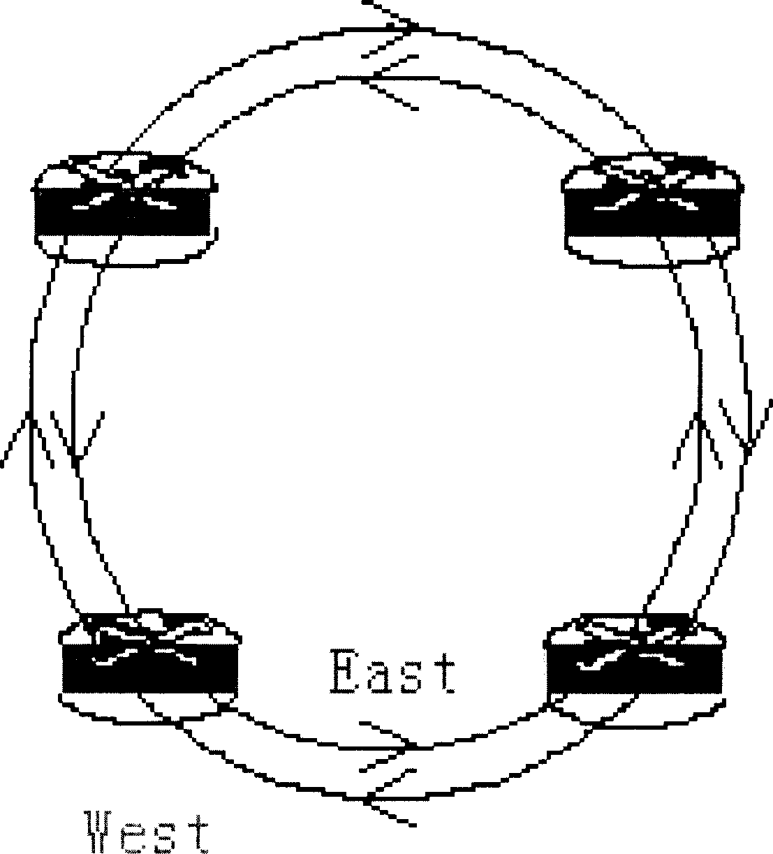 Ring net and method for realizing service