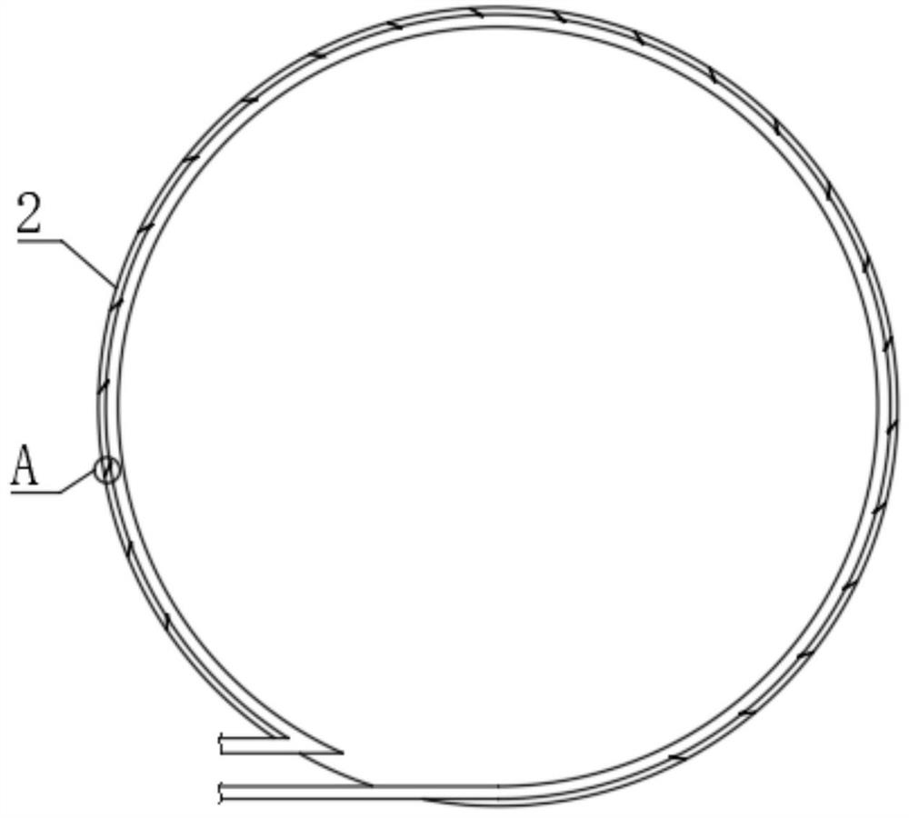 An atmosphere printing and dyeing device for cloth