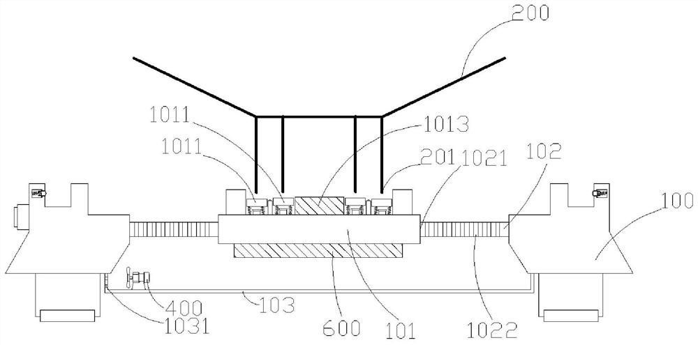 A charging device for a drone