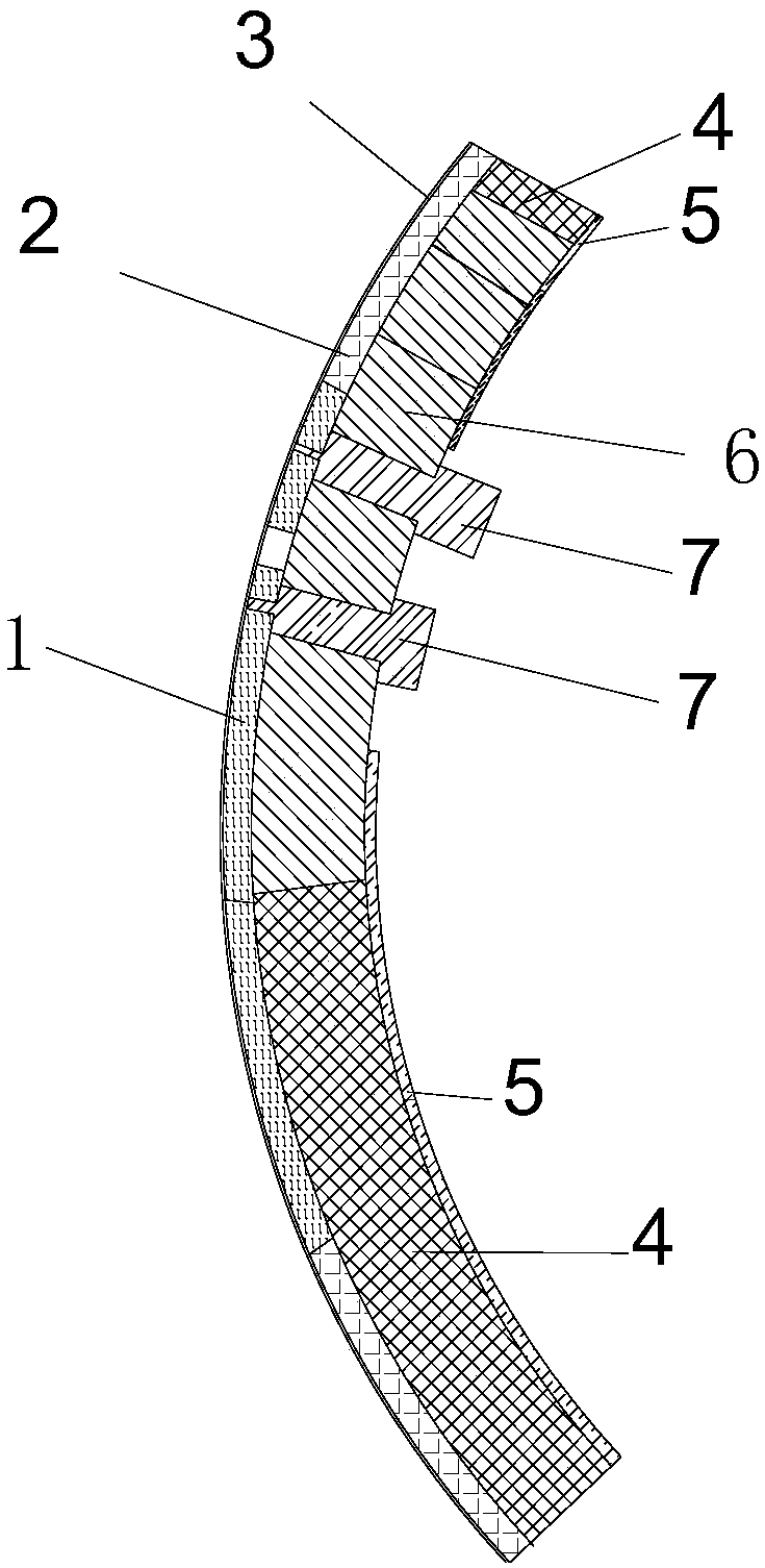 An integrated structure of a nose skin antenna and a manufacturing method thereof