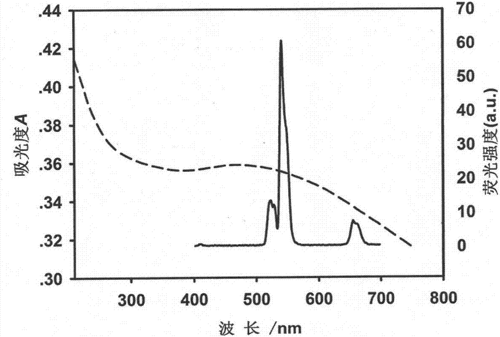 Carbon monoxide releasing molecule with up-conversion nano-phosphor, method for preparing carbon monoxide releasing molecule and application thereof