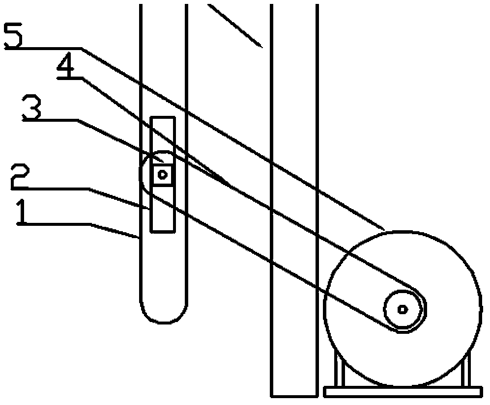 Automatic telescopic frame of soccer robot goalkeeper